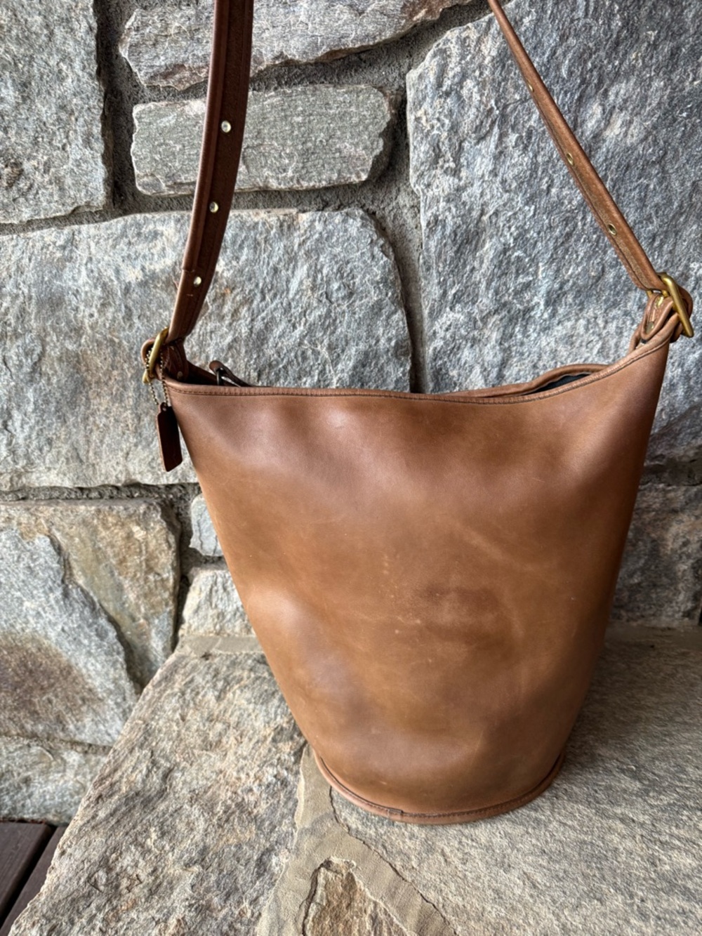 Vintage Coach Leather duffle sac feeder bag - Picture 4 of 8